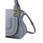 CHLOE MARCIE SMALL DOUBLE CARRY BAG STORM BLUE