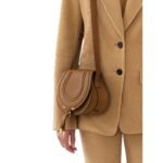 CHLOE MARCIE SMALL SADDLE BAG POTTERY BROWN