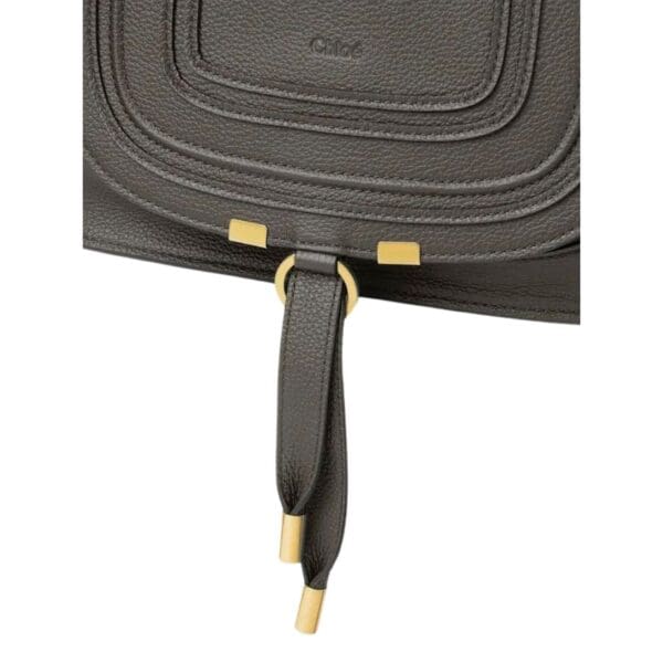 CHLOE MARCIE SMALL DOUBLE CARRY BAG ELEPHANT GREY - Image 4
