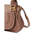 CHLOE MARCIE SMALL DOUBLE CARRY BAG WOODROSE