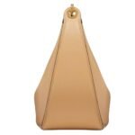 VALENTINO GARAVANI SMALL VLOGO MOON HOBO BAG IN GRAINY CALFSKIN WITH CHAIN