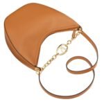 VALENTINO GARAVANI VLOGO MOON MEDIUM GRAINY CALFSKIN HOBO BAG WITH CHAIN