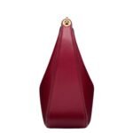 VALENTINO GARAVANI VLOGO MOON MEDIUM GRAINY CALFSKIN HOBO BAG WITH CHAIN