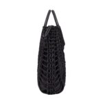 VALENTINO GARAVANI ALLKNOTS WOVEN LEATHER SHOPPER