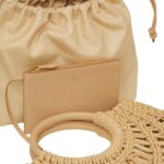 VALENTINO GARAVANI ALLKNOTS WOVEN ROPE SHOPPING BAG
