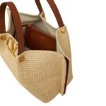 VALENTINO GARAVANI MEDIUM STRAW SUMMER TOTE