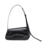 SANTONI BLACK LEATHER THEPLUTO BAG