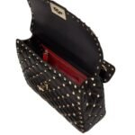 vVALENTINO GARAVANI MEDIUM NAPPA ROCKSTUD SPIKE BAG