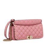 VALENTINO GARAVANI ROCKSTUD SPIKE CALFSKIN SHOULDER BAG