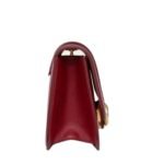 VALENTINO GARAVANI VLOGO O'CLOCK SMALL NAPPA LEATHER SHOULDER BAG WITH CHAIN