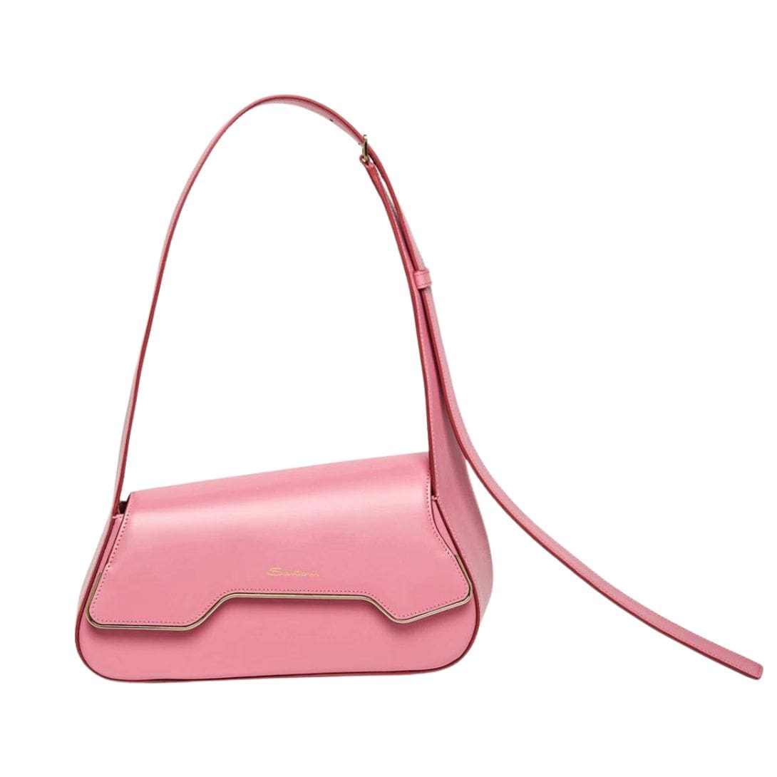 SANTONI PINK LEATHER THEPLUTO BAG 1 SANTONI PINK LEATHER THEPLUTO BAG