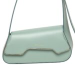 SANTONI TEAL LEATHER THEPLUTO BAG