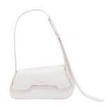 SANTONI WHITE LEATHER THEPLUTO BAG