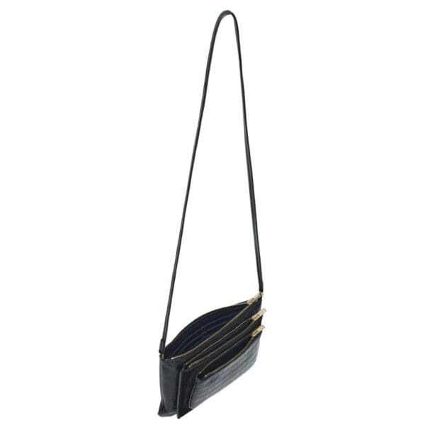 PROENZA TRIPLE ZIP POUCH BLACK