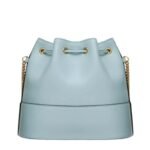 VALENTINO GARAVANI MINI BUCKET BAG IN NAPPA WITH VLOGO SIGNATURE CHAIN
