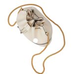 VALENTINO GARAVANI MINI BUCKET BAG IN NAPPA WITH VLOGO SIGNATURE CHAIN