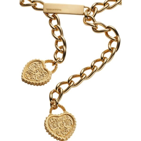 DSQUARED2 HEART CHAIN BELT