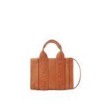 CHLOE MINI WOODY TOTE BAG CARAMEL