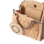 STELLA MCCARTNEY FALABELLA RAFFIA TINY TOTE BAG