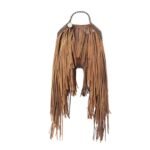STELLA MCCARTNEY ALTER-SUEDE FRINGE FALABELLA TINY TOTE BAG