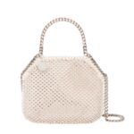 STELLA MCCARTNEY FALABELLA CRYSTAL MESH MINI TOTE BAG