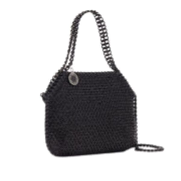 STELLA MCCARTNEY FALABELLA SEQUIN TINY TOTE BAG