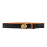 VERSACE MEDUSA BIGGIE REVERSIBLE LEATHER belt 4 cm