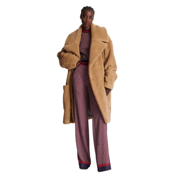  BALMAIN LONG DOUBLE BREASTED COAT