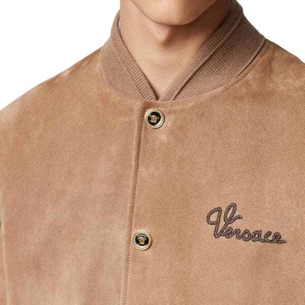 VERSACE NAUTICAL LOGO BOMBER jacket