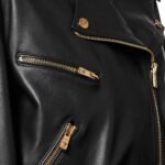 VERSACE LEATHER BIKER JACKET