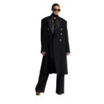 BALMAIN LONG MILITARY STYLE COAT
