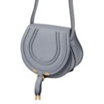 CHLOE MARCIE SMALL SADDLE BAG STORM BLUE