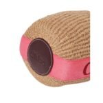 CHLOE SMALL WOODY BASKET PINK & RED