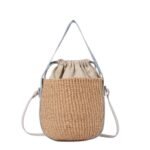 CHLOE SMALL WOODY BASKET WASHED BLUE
