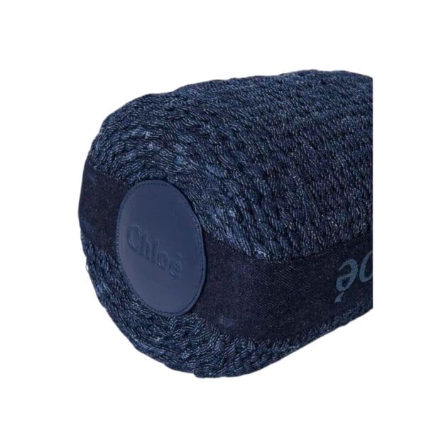 CHLOE SMALL WOODY BASKET DENIM