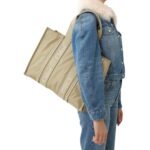 CHLOE LARGE WOODY TOTE BAG HOT SAND