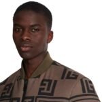 BALMAIN REVERSTIBLE MINI MONOGRAM BOMBER JACKET