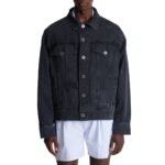 BALMAIN WORN EFFECT DENIM JACKET