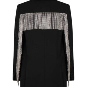DSQUARED2 CRYSTAL FRINGED BLAZER