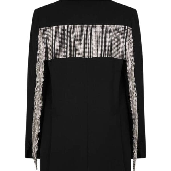 DSQUARED2 CRYSTAL FRINGED BLAZER