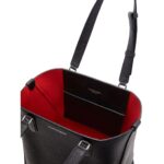 ALEXANDER MCQUEEN MENS THE EDGE MEDIUM TOTE BAG IN BLACK