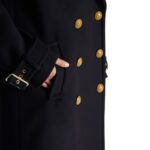 BALMAIN OVERSIZED DOUBLE BREASTED COAT