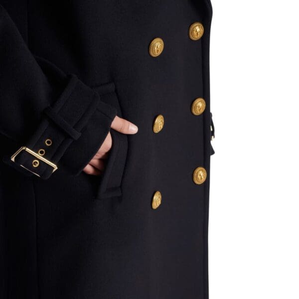 BALMAIN OVERSIZED DOUBLE BREASTED COAT