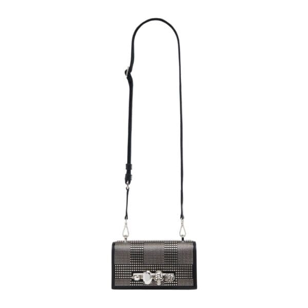 ALEXANDER MCQUEEN MANS THE KNUCKLE SATCHEL IN BLACK