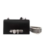 ALEXANDER MCQUEEN MANS THE KNUCKLE SATCHEL IN BLACK