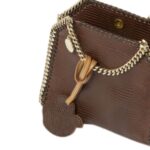 STELLA MCCARTNEY FALABELLA SCALE-EMBOSSED TINY TOTE BAG