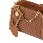 STELLA MCCARTNEY FALABELLA WOVEN TINY TOTE BAG