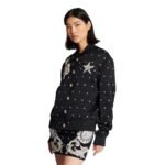 BALMAIN STARS EMBROIDERED BOMBER JACKET
