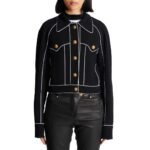 BALMAIN WESTEM CREPE JACKET