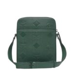 MCM KLASSIK CROSSBODY IN MAXI MONOGRAM LEATHER GREEN